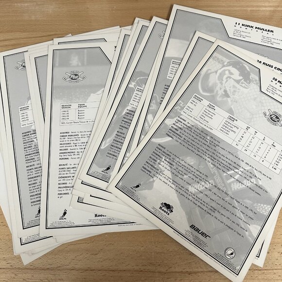 1994-95 Post Cereal NHL/NHLPA Collector Series Complete Set Oversize Cards - Picture 11 of 11